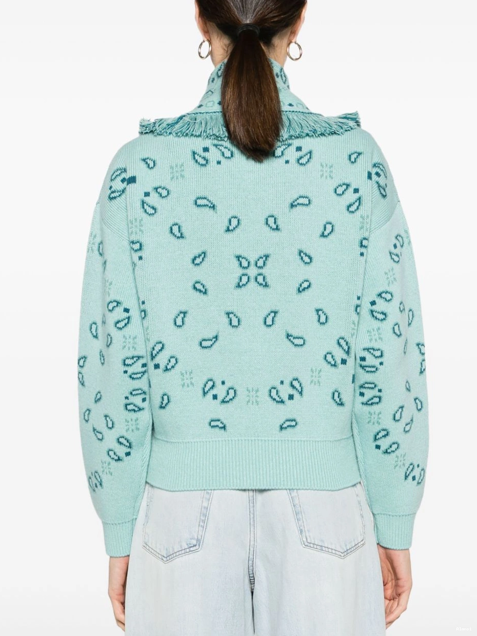 Cheap bomber bandana-jacquard Women Alanui cardigan 0804